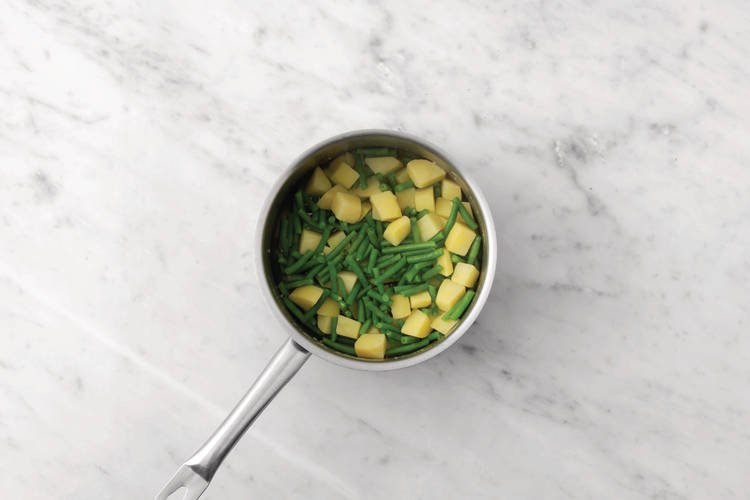 Start the potato salad