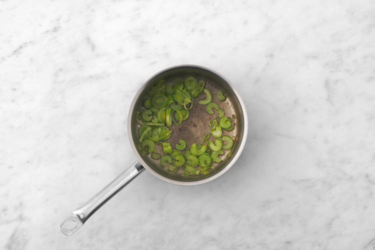 Cook the chicken & veggies