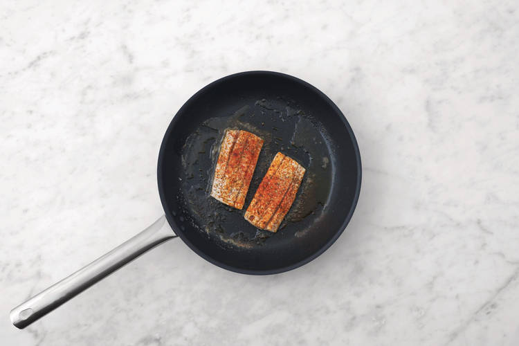 Cook the barramundi