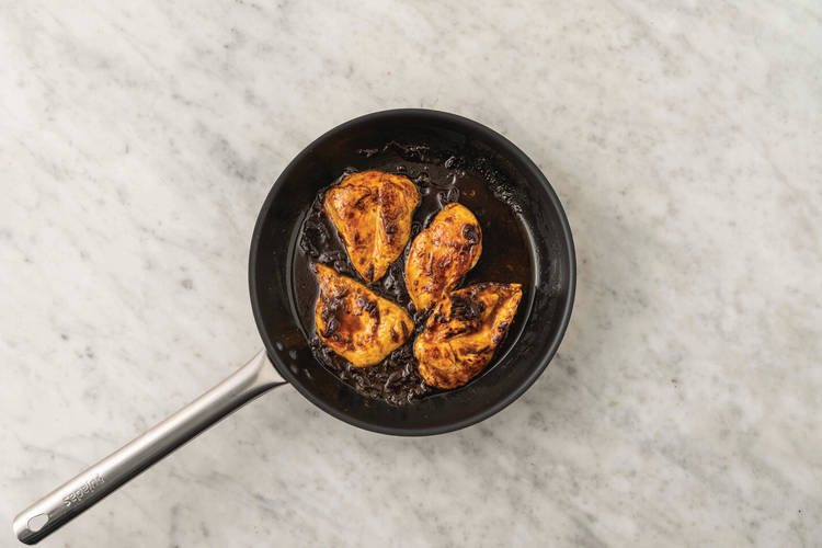 Cook the chicken