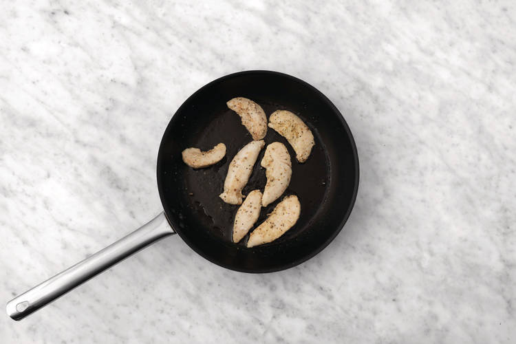 Get prepped & cook the chicken