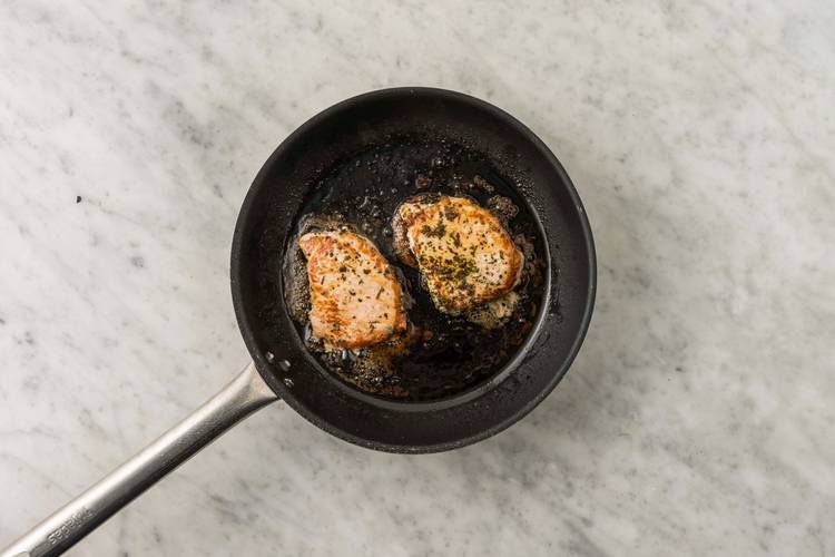 Cook the pork