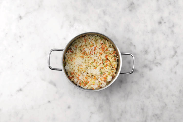 Finish the rice