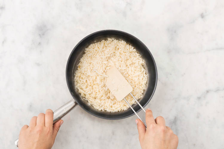 Cook the cauliflower rice