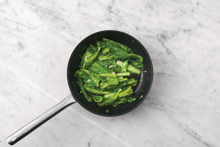 Cook the Asian greens