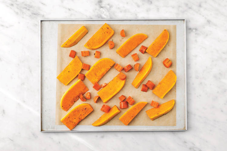 Roast the veggies