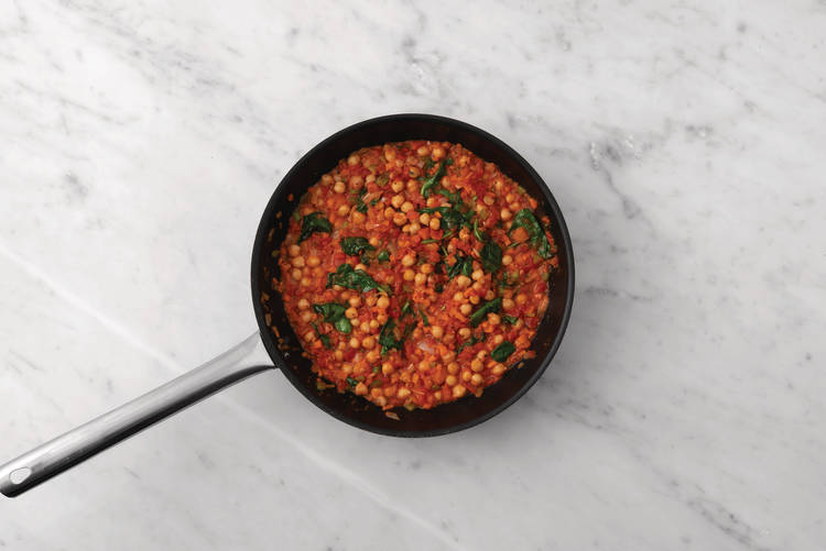 Cook the chickpeas