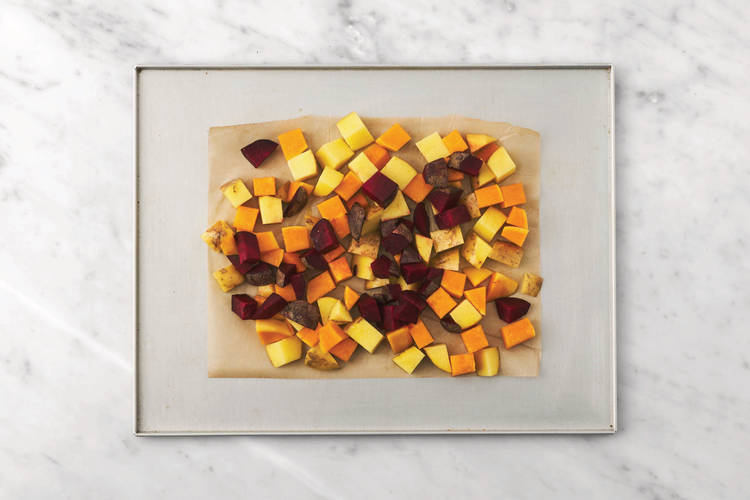 Roast the veggies
