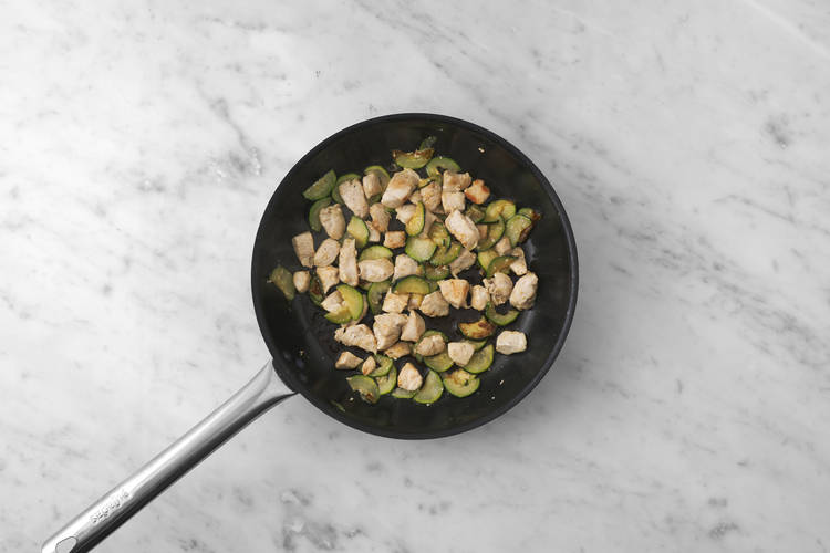 Cook the tofu
