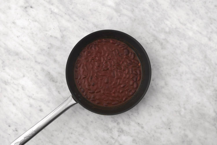 Cook the beans
