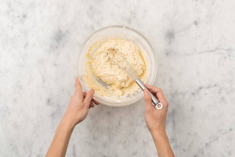 Make the pancake batter