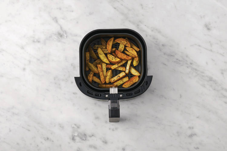 Bake the fries