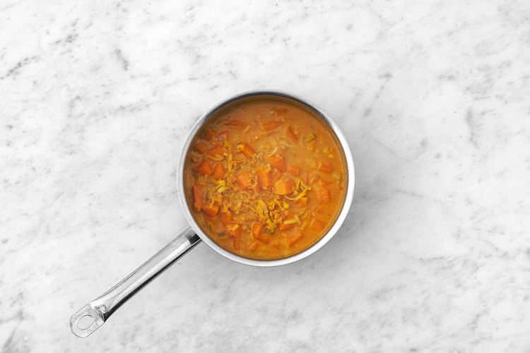 Simmer the dhal