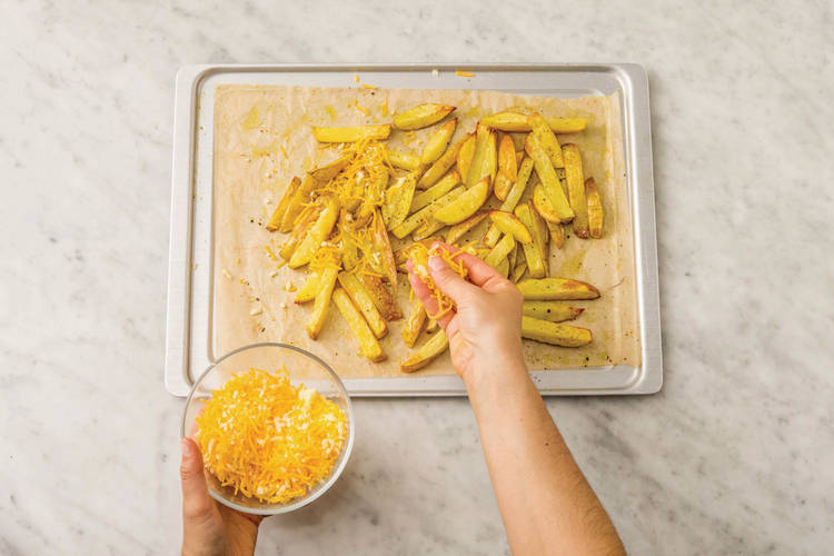 Bake the fries