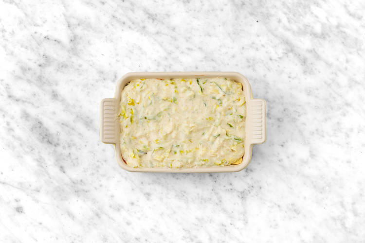 Assemble the lasagne