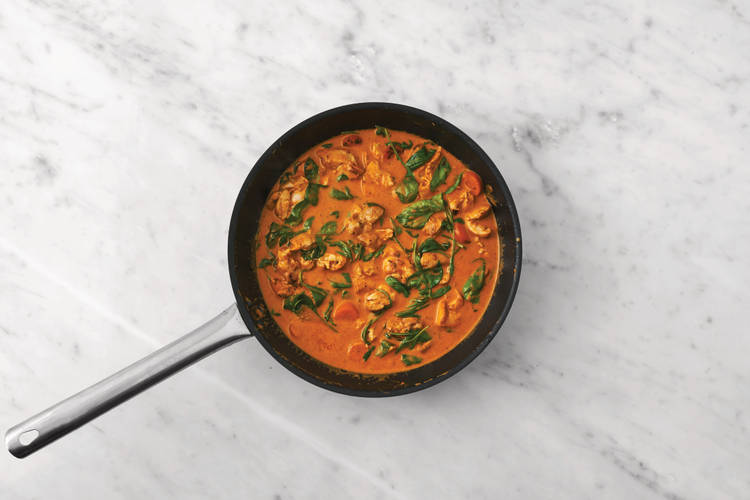 Cook the cauli broc rice