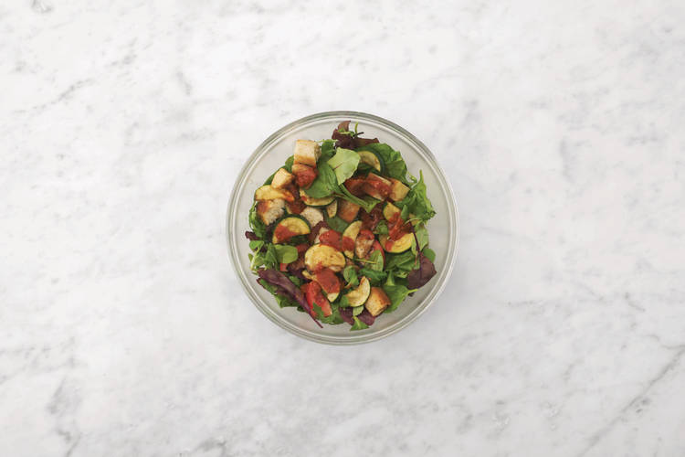 Toast croutons