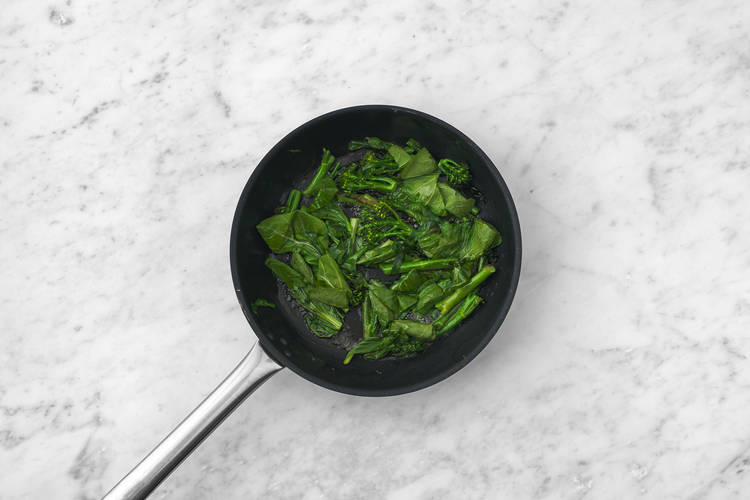 Cook the greens