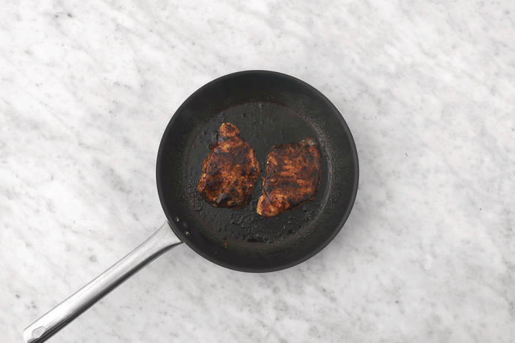 Cook the pork