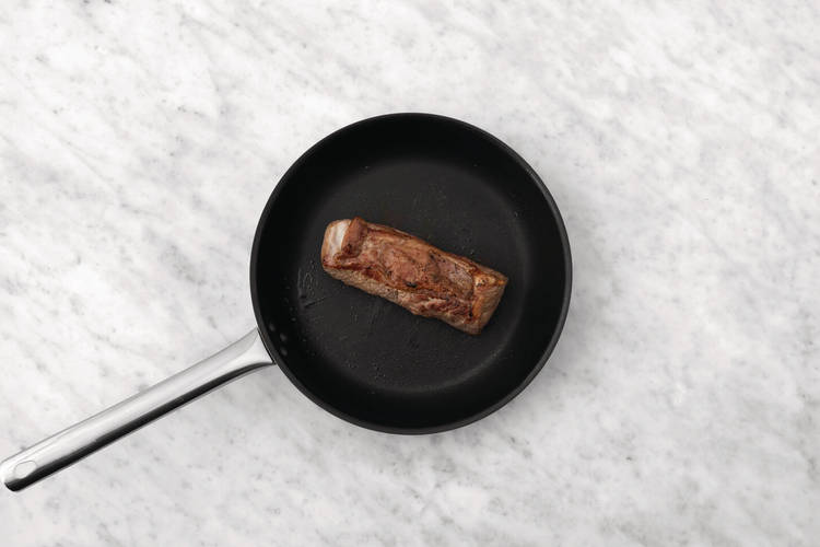 Sear the lamb