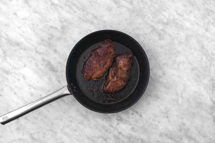 Cook the steak