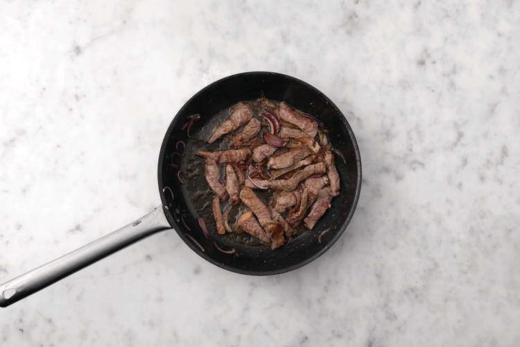 Cook the beef