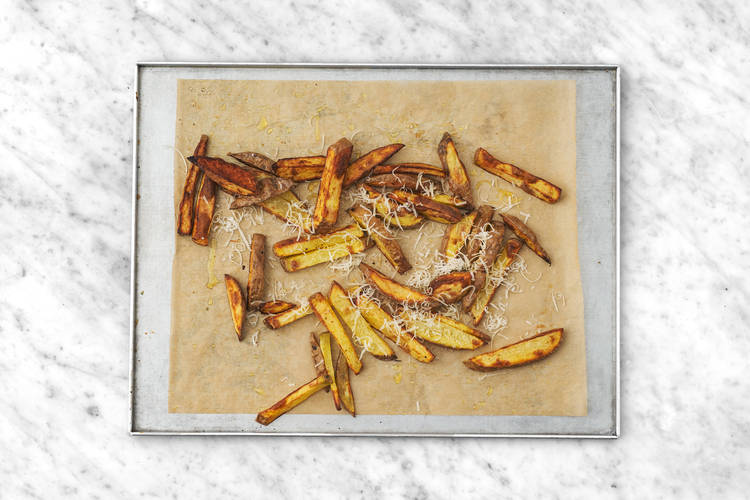 Bake the fries