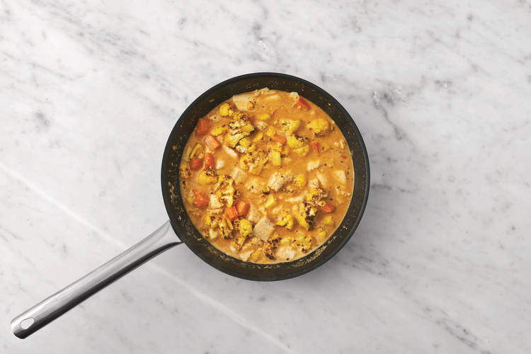 Finish the curry