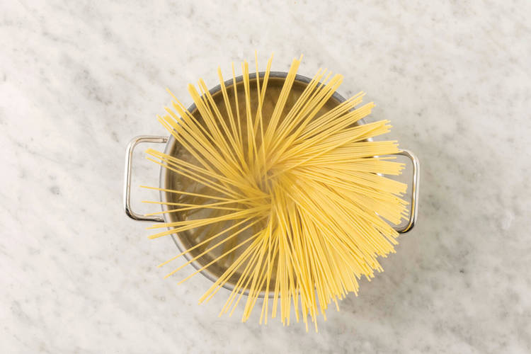 Cook the pasta