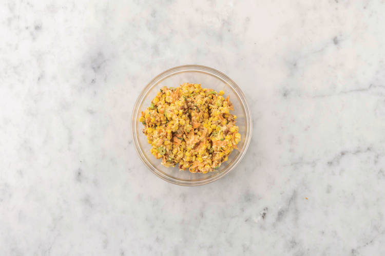 Make the fritter mixture