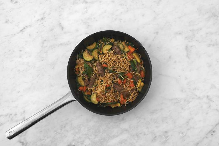 Cook the beef & bring it all together