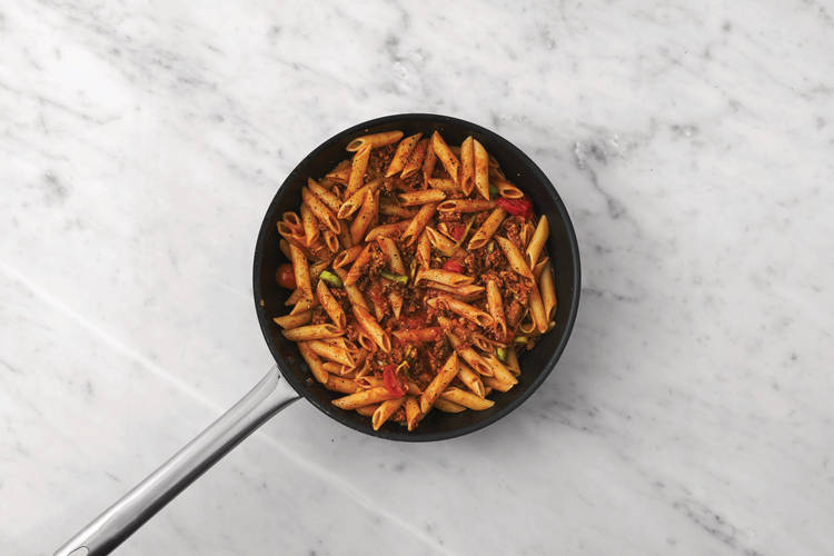 Finish the bolognese