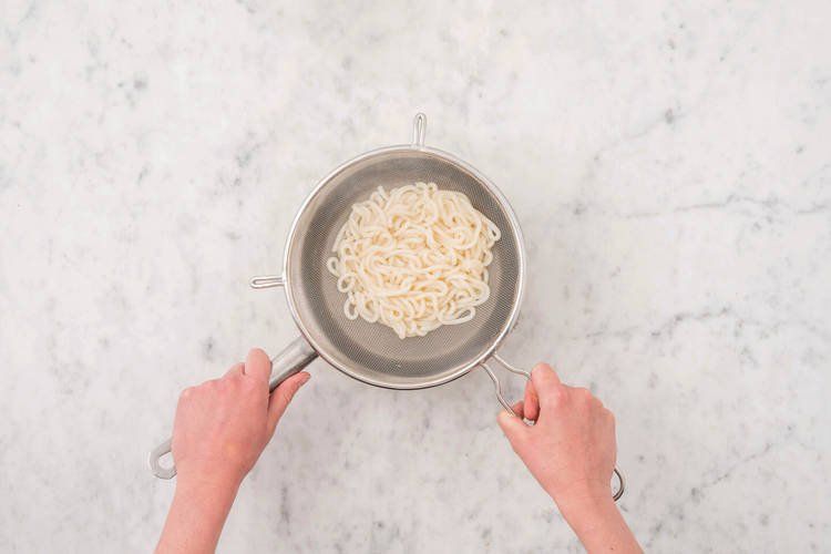 Cook the udon