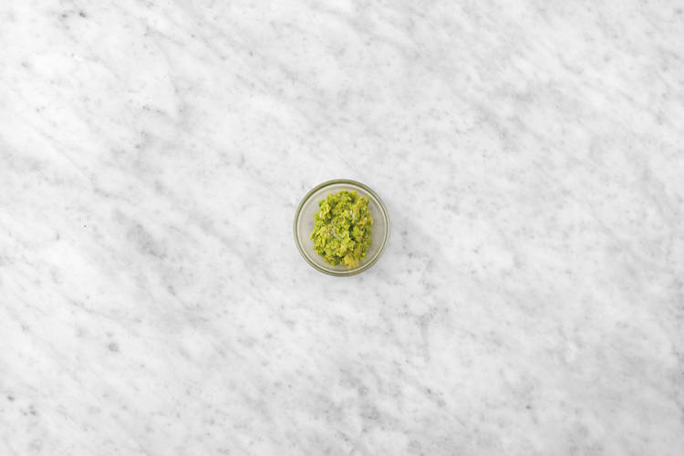 Prep the avocado