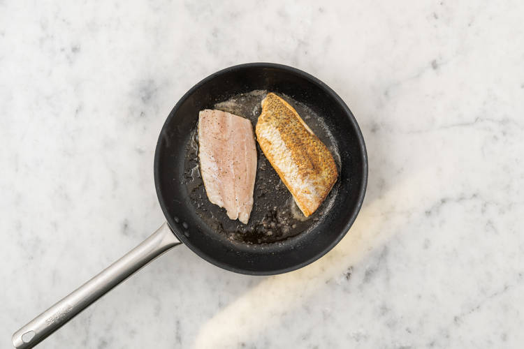 Cook the salmon