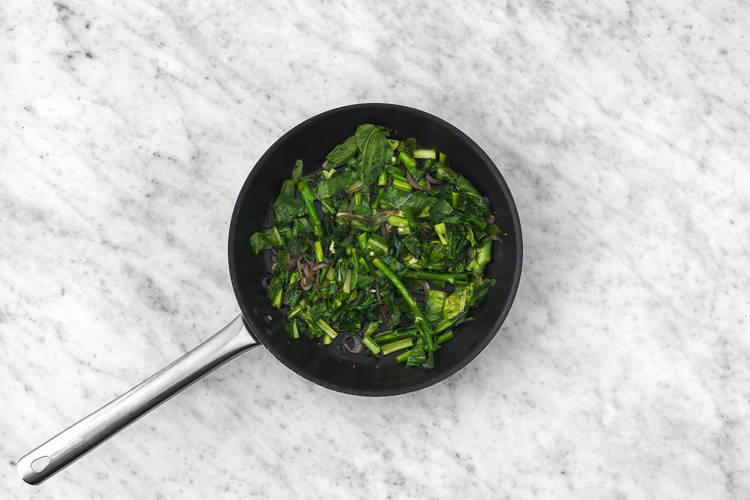 Flavour the veggies