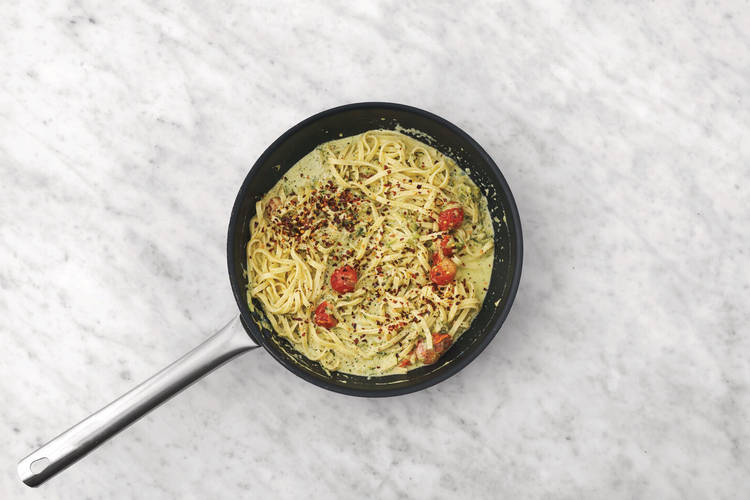 Finish the pasta