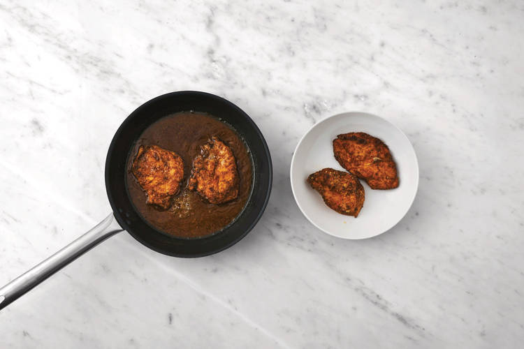 Cook the chicken