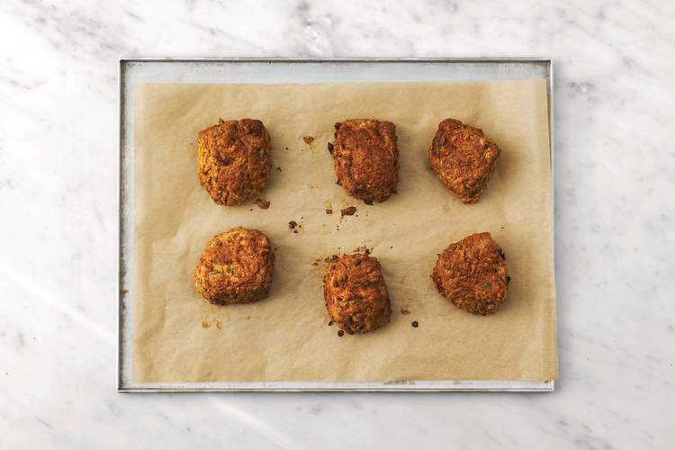 Bake the biscuits