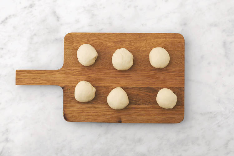 Prep the pizza dough