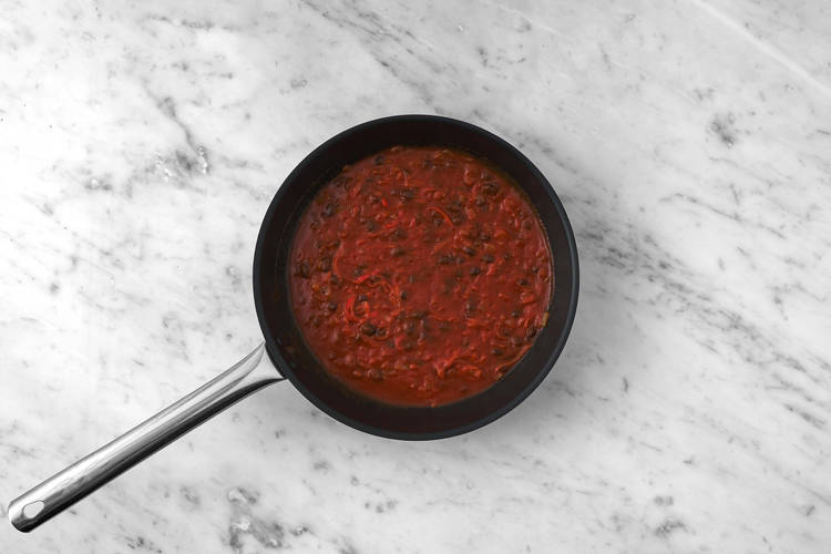 Für das Bohnen-Chili