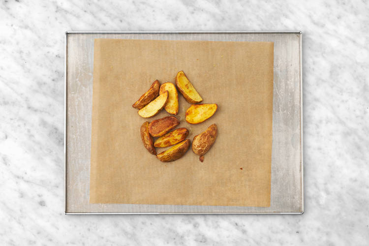 Kartoffeln rösten