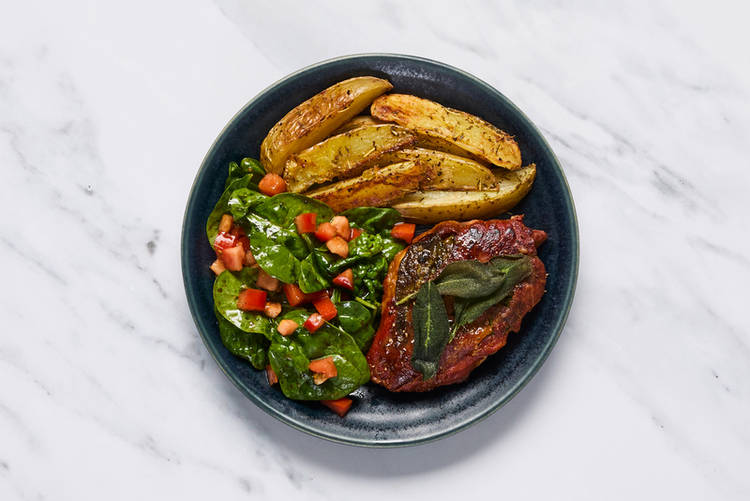 Make salad and serve