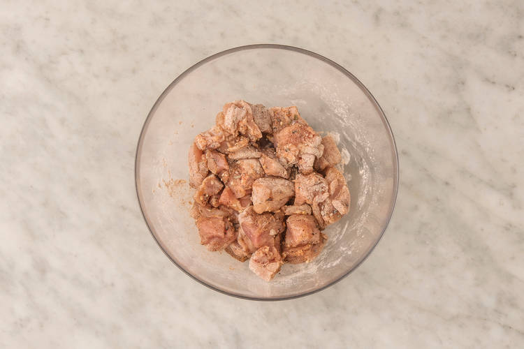 Flavour the tofu