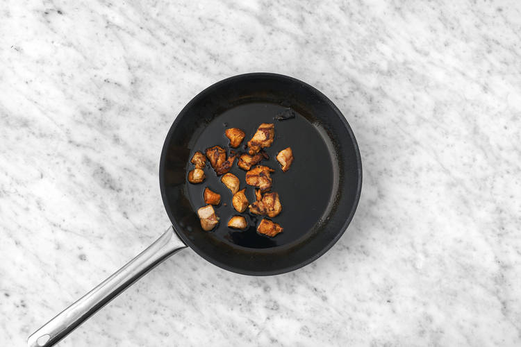 Cook the tofu