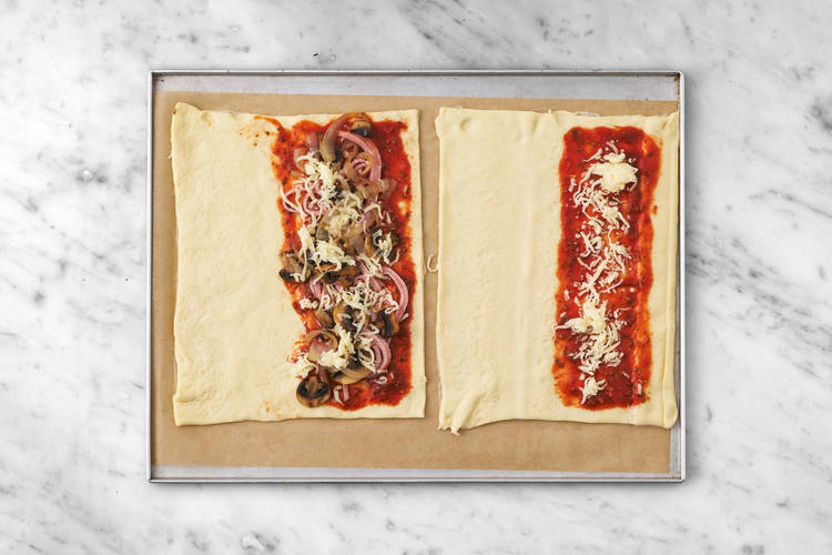 Préparez votre calzone !