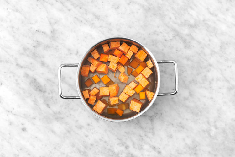 Cuire la patate douce