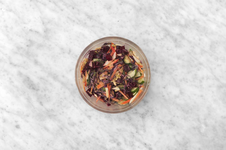 Préparer la salade