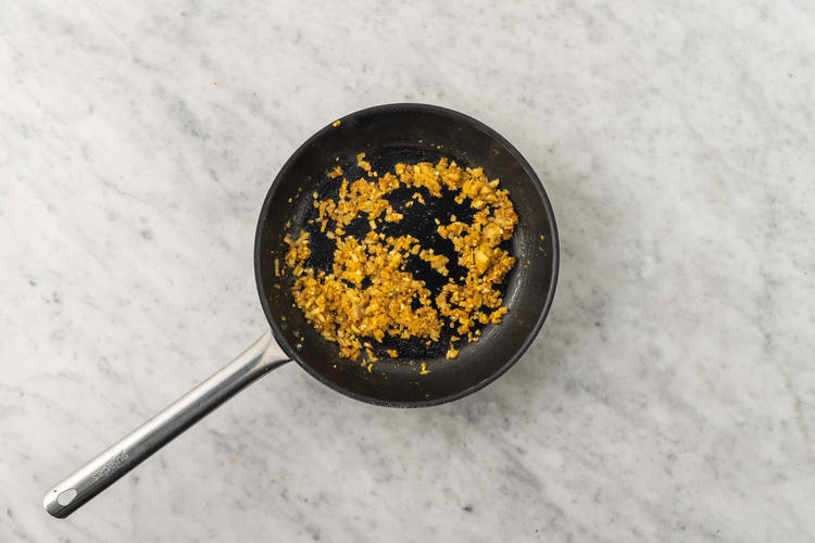 Préparer le curry