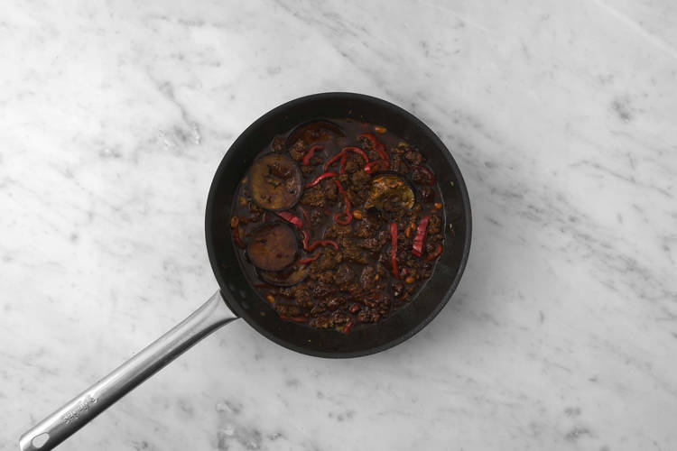 Gericht fertigstellen